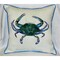 Betsy Drake HJ005 Blue Crab- Male Art Only Pillow 18&#x22;x18&#x22;